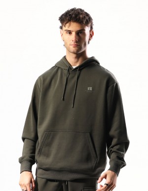 Russell Athletic Brooklyn Hoodie Herren Olivgrün | LRVWSYZ-63