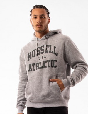 Russell Athletic Houston Hoodie Herren Grau | BITWSCP-04