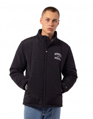 Russell Athletic Klute Jacken Herren Schwarz | XCGOQMY-48