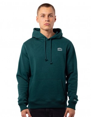 Russell Athletic Originals Small Arch Hoodie Herren Grün | ZVAPJIF-14