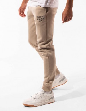 Russell Athletic Serif Track pants Herren Khaki | OPJXZLE-84