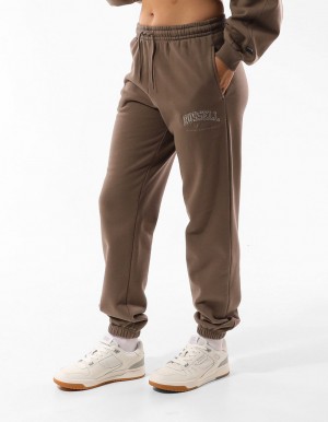 Russell Athletic Tribeca Semi Baggy Track pants Damen Beige | LQBREWY-61