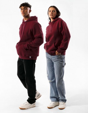 Russell Athletic Unisex Dri Hoodie Herren Bordeaux | QXTSYPO-78