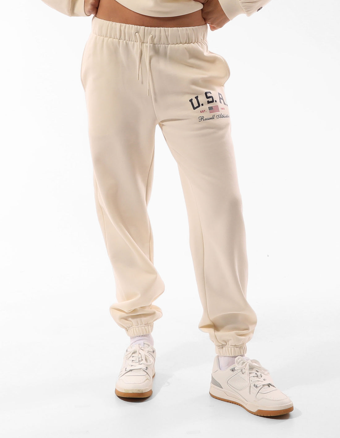 Russell Athletic 1902 Baggy Track pants Damen Beige | CQUARWS-73