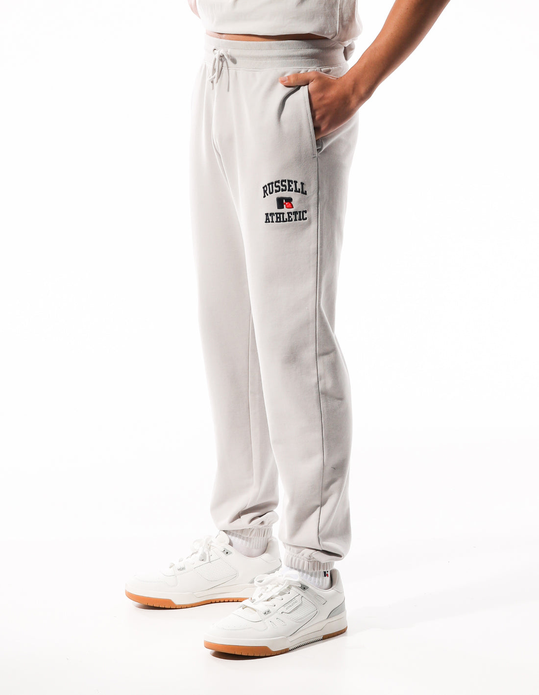 Russell Athletic Arch Logo Stripe Track pants Herren Weiß | LPVFROB-26