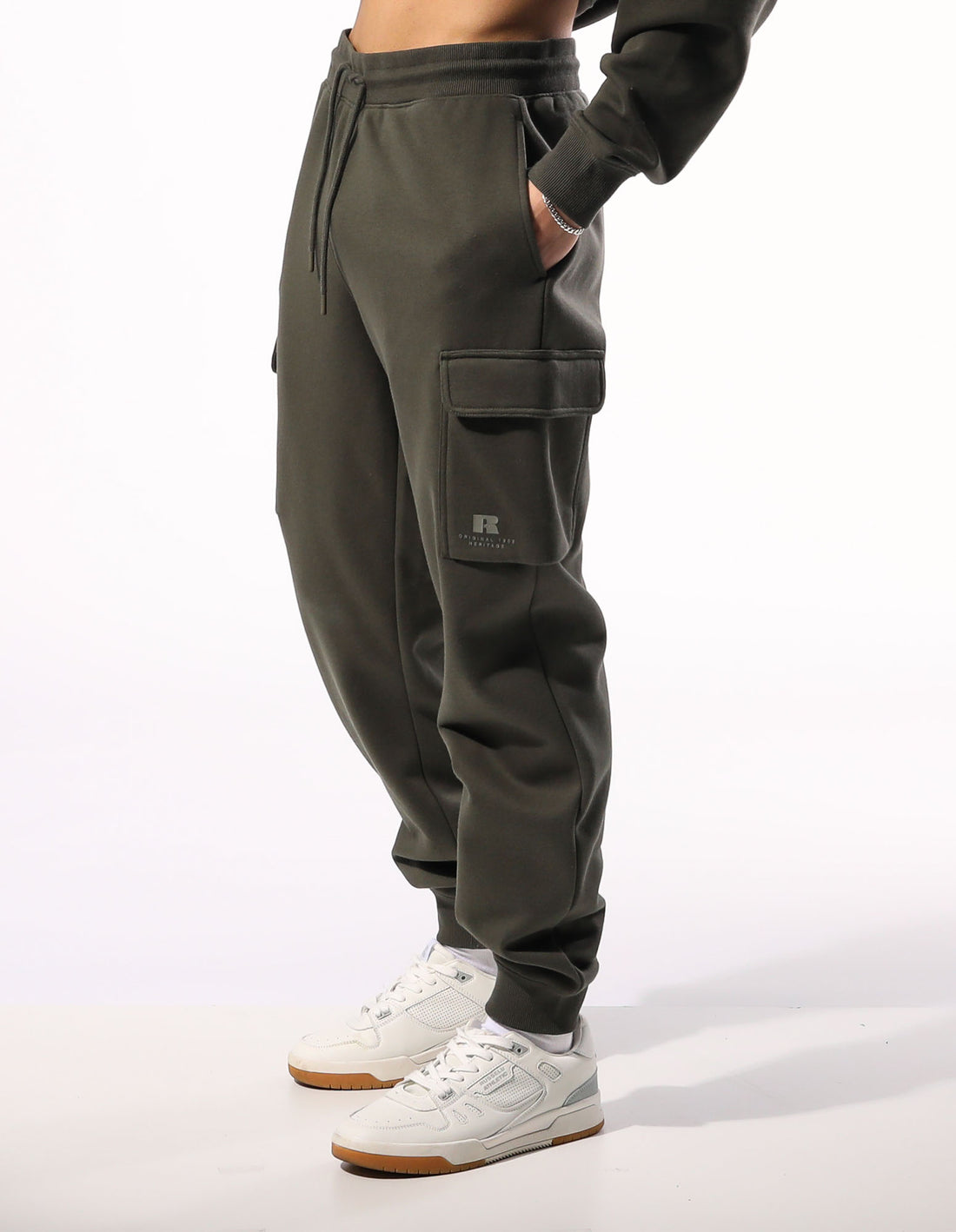 Russell Athletic Brooklyn Cargo Track pants Herren Olivgrün | LNXIOSU-17