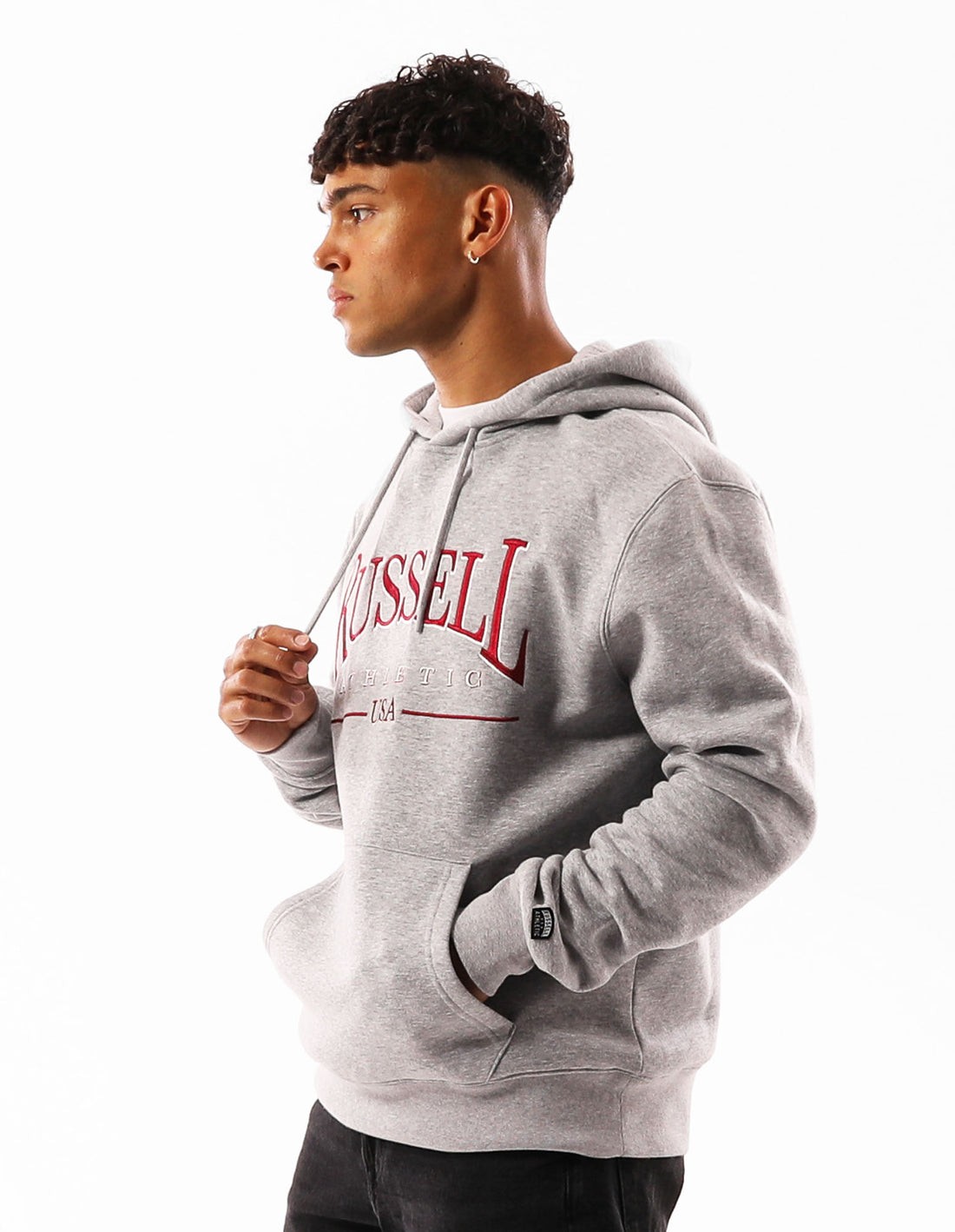 Russell Athletic Glendale Hoodie Herren Grau | LWTPDGS-72