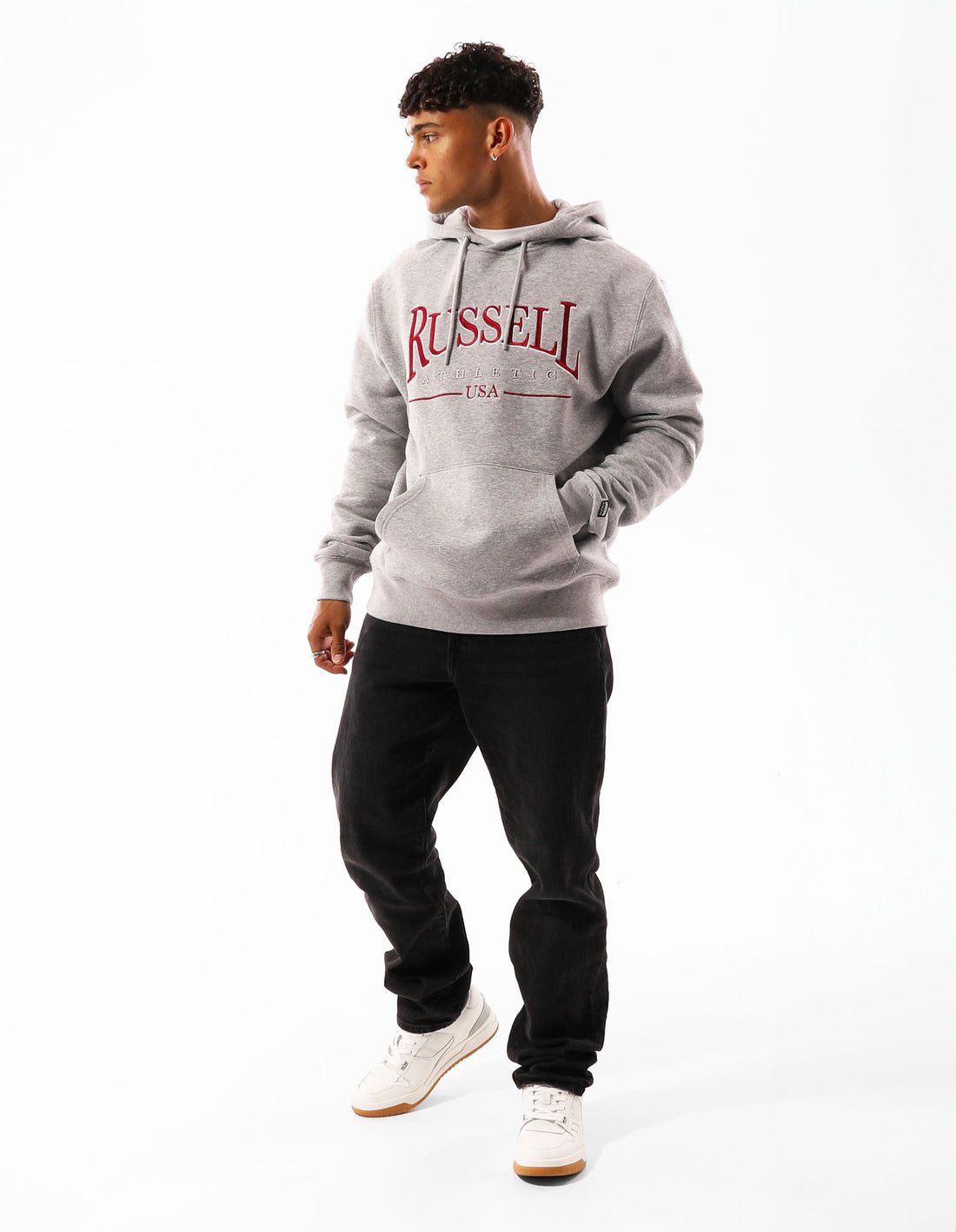 Russell Athletic Glendale Hoodie Herren Grau | LWTPDGS-72