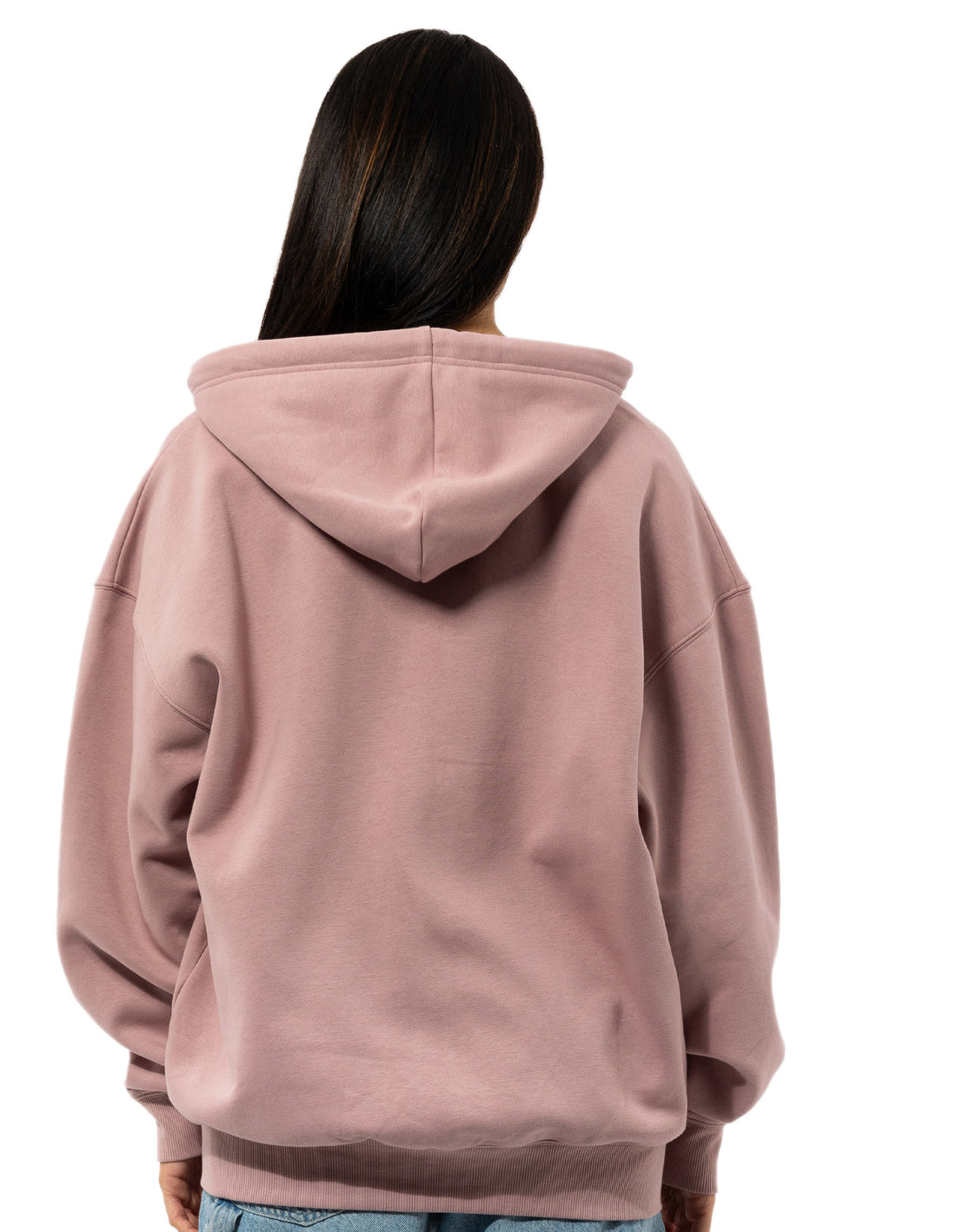 Russell Athletic Originals Embroidered Zip Through Hoodie Damen Rosa | WOAZGMJ-24